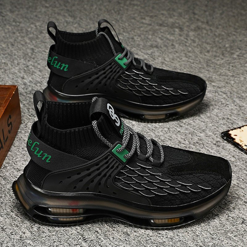 Air cushion flying woven sneakers - Muhaab