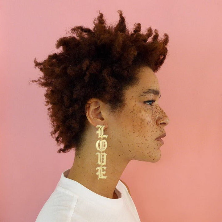 Alphabet earrings - Muhaab