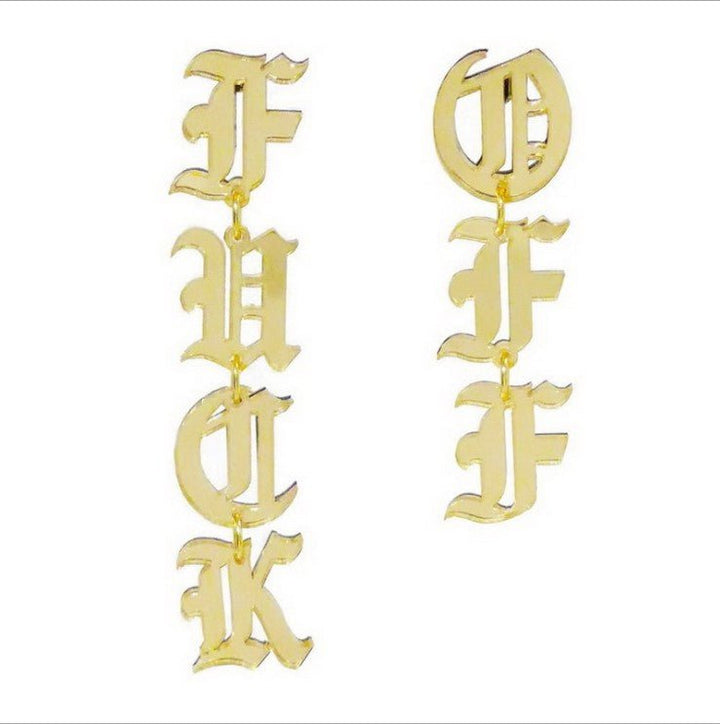 Alphabet earrings - Muhaab