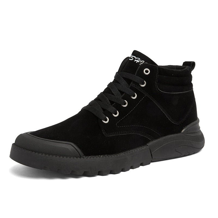 Ankle Boots Men Winter Warm Plush Shoes - Muhaab