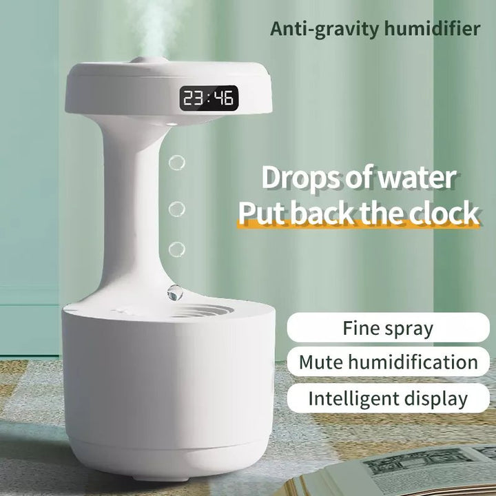 Anti-gravity Humidifier Water Droplet Backflow Aromatherapy Machine Large Capacity Office Bedroom Silent Large Fog Spray