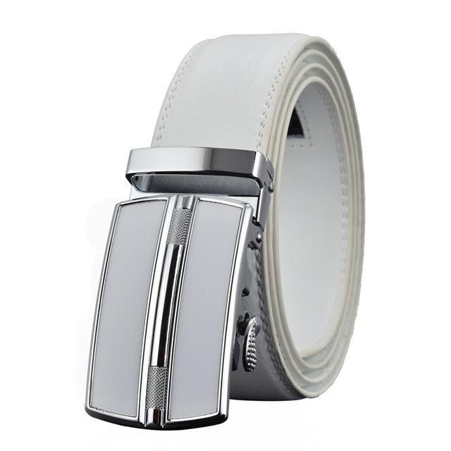 Automatic Buckle Leather Men Belt