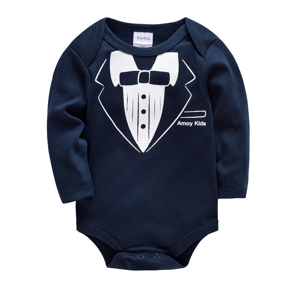 Autumn baby harness cotton jumpsuit baby clothes - Muhaab