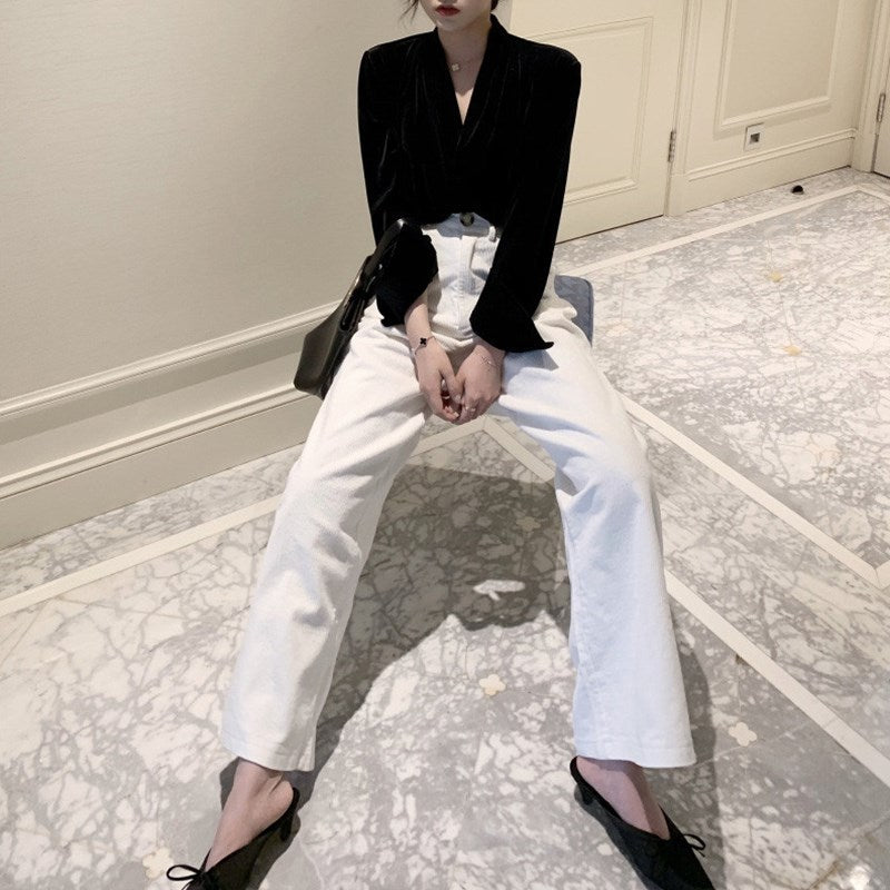 Autumn female two-piece suit - Muhaab