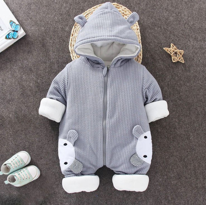 Autumn Winter Coat Jumpsuit Baby Clothing New born Snowsuit Boy Warm Romper Down Cotton Jackets Girl Snow clothes Bodysuit