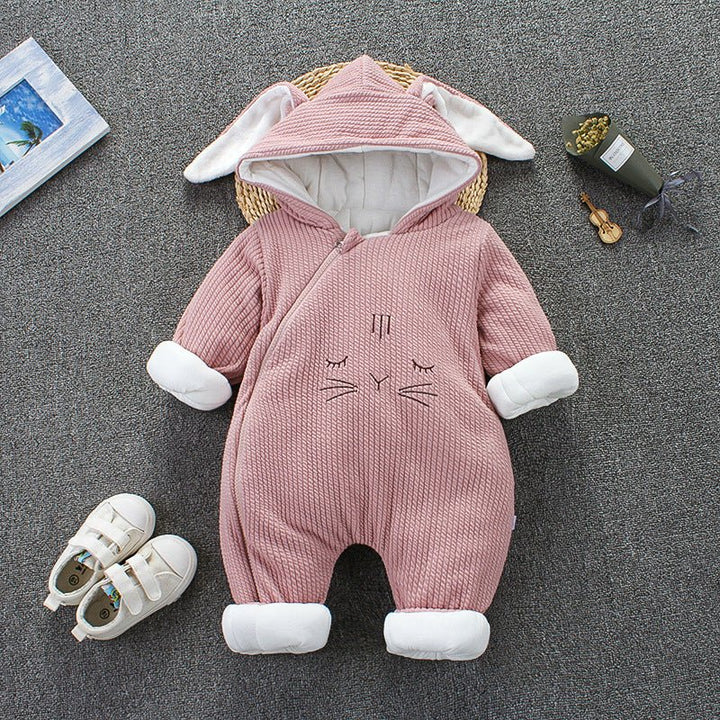 Autumn Winter Coat Jumpsuit Baby Clothing New born Snowsuit Boy Warm Romper Down Cotton Jackets Girl Snow clothes Bodysuit