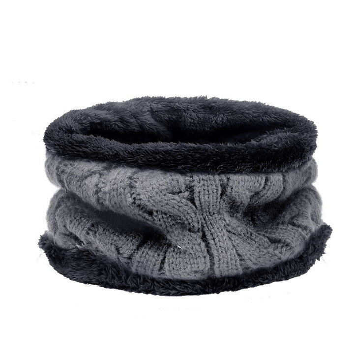 Autumn Winter Hats And Scarves For Men And Women With Velvet Thick - Muhaab