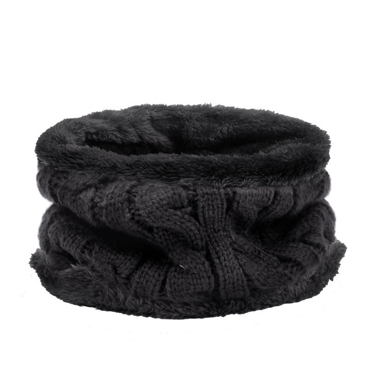 Autumn Winter Hats And Scarves For Men And Women With Velvet Thick - Muhaab