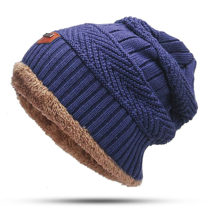 Autumn Winter Hats And Scarves For Men And Women With Velvet Thick - Muhaab