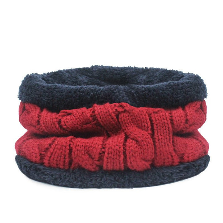 Autumn Winter Hats And Scarves For Men And Women With Velvet Thick - Muhaab