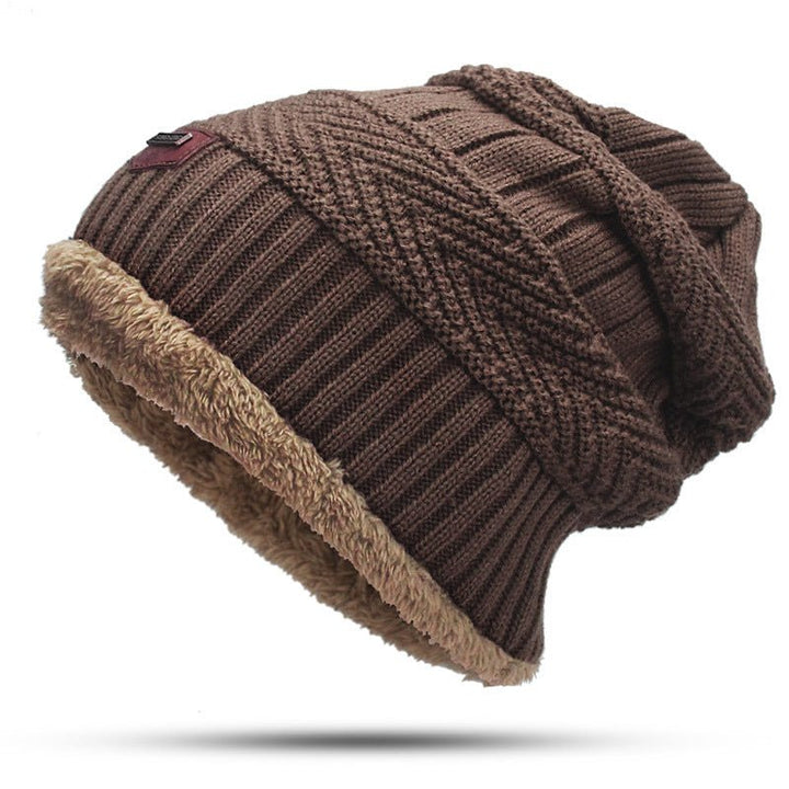 Autumn Winter Hats And Scarves For Men And Women With Velvet Thick - Muhaab