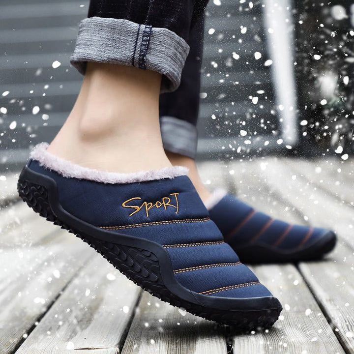 Autumn Winter male Cotton Slippers - Muhaab