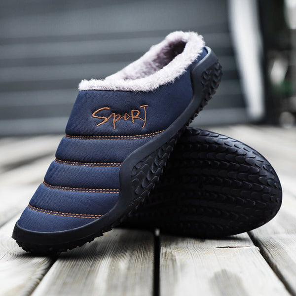 Autumn Winter male Cotton Slippers - Muhaab