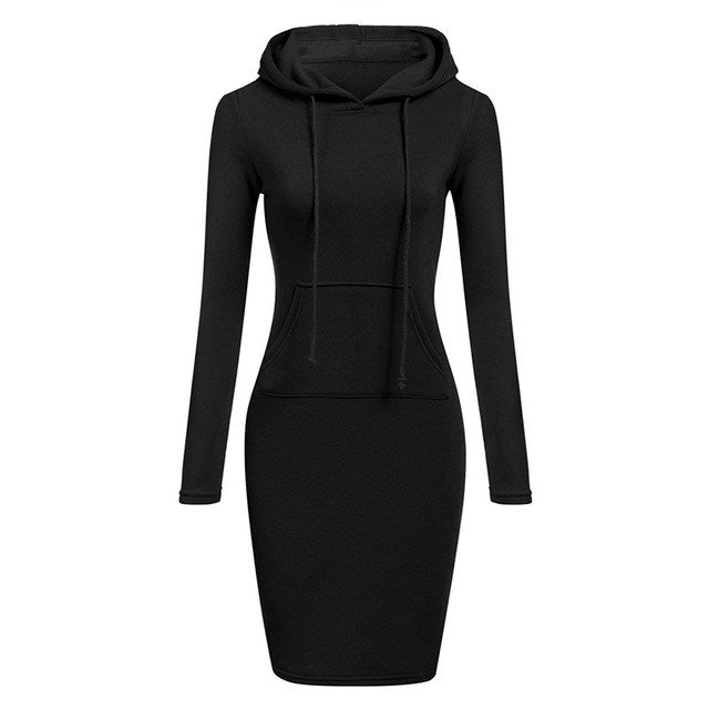 Autumn Winter Women Long-sleeved Dress - Muhaab