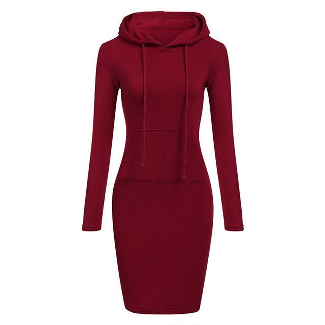 Autumn Winter Women Long-sleeved Dress - Muhaab