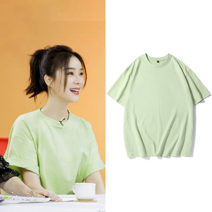 Avocado green t-shirt for women - Muhaab