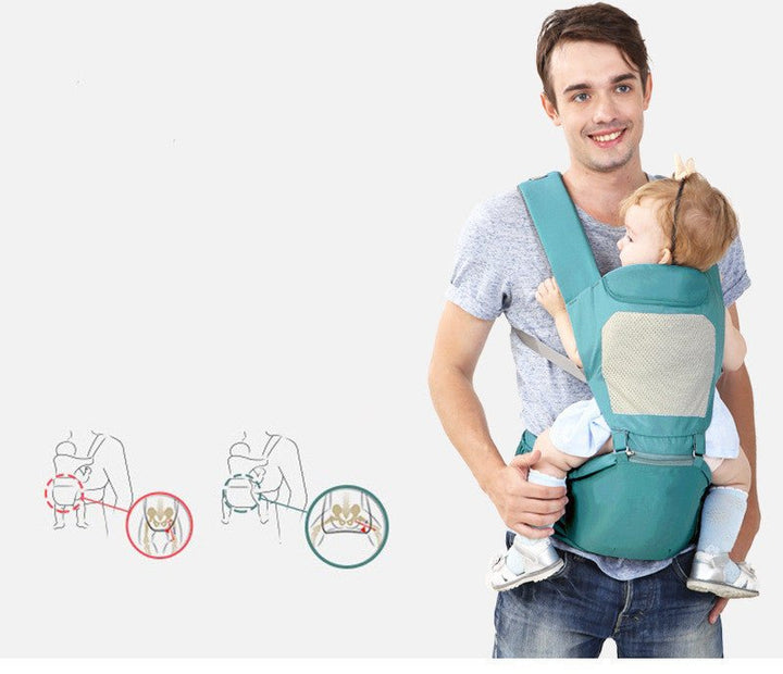 Baby Carrier Sling Wrap Waist Stool Multifunctional Kids Accessories Hipseat Newborn - Muhaab