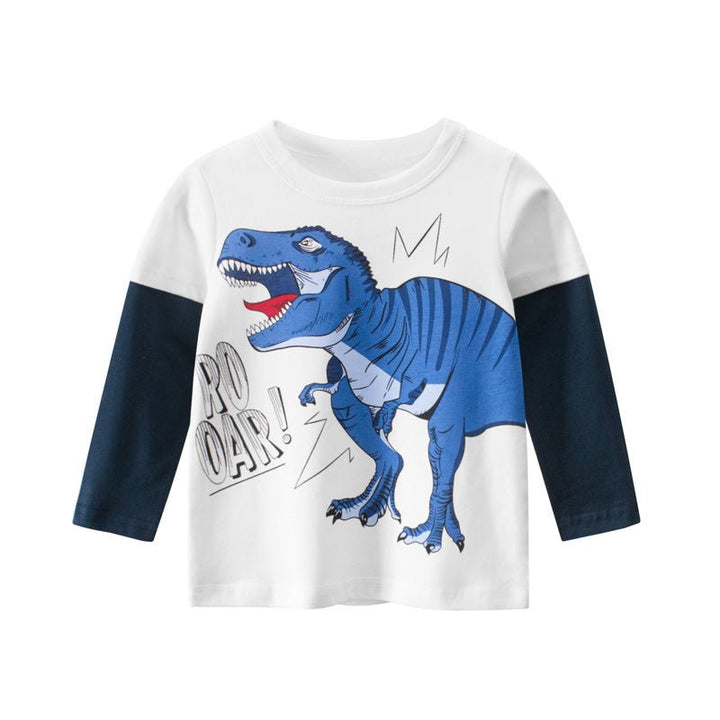 Baby Clothes Boy Cottoming Shirt Children Long Sleeve T-shirt - Muhaab