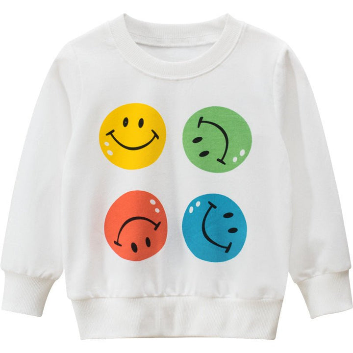 Baby Clothes Girls Smile Casual Sweater - Muhaab