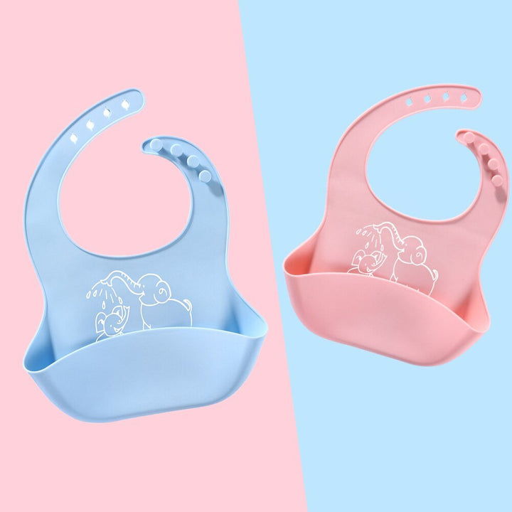 Baby food Bib baby meal silicone saliva bag - Muhaab