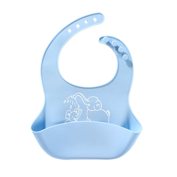 Baby food Bib baby meal silicone saliva bag - Muhaab