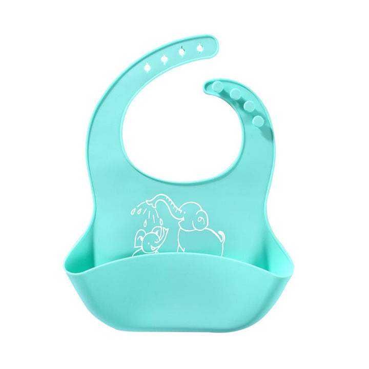 Baby food Bib baby meal silicone saliva bag - Muhaab