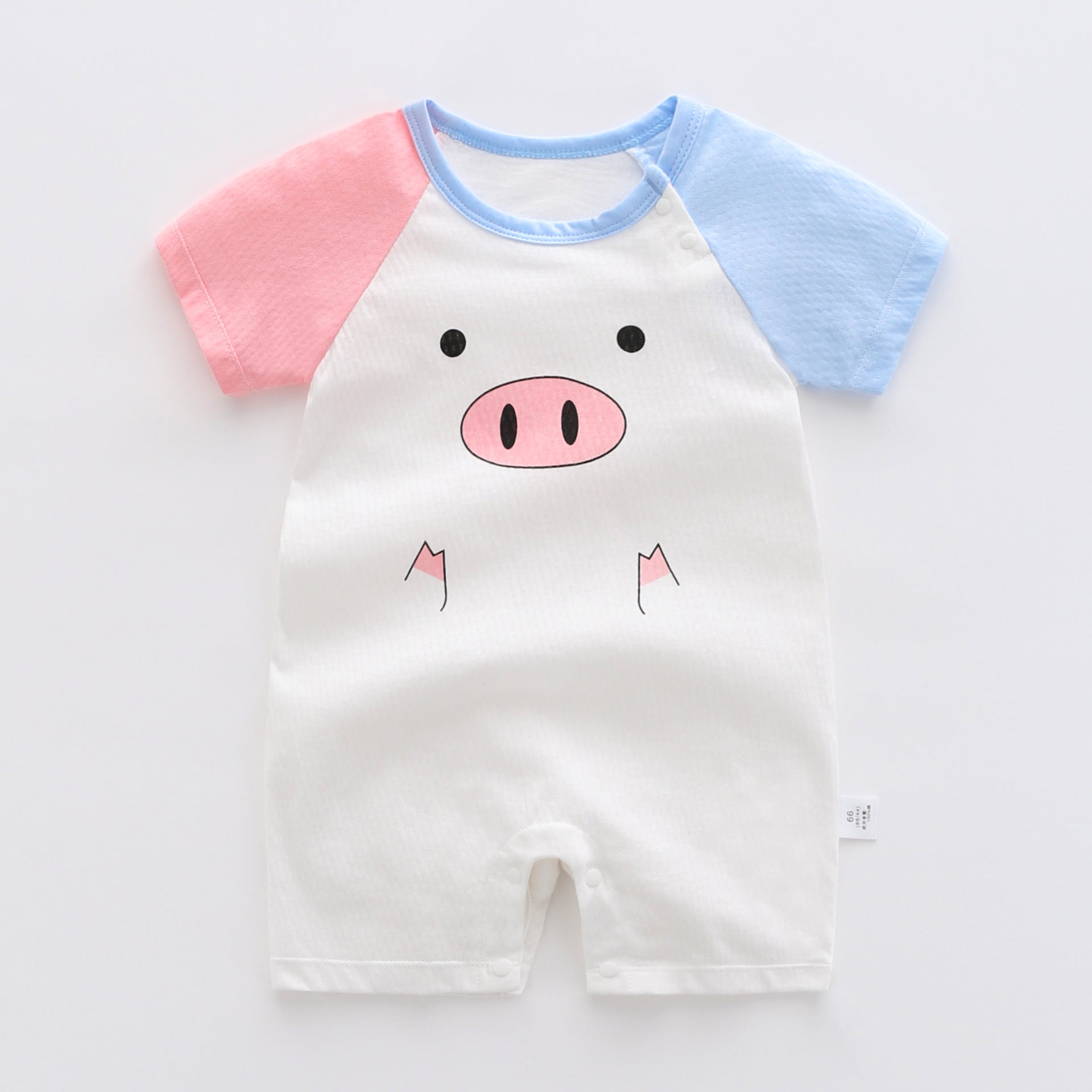 Baby One-piece Clothes Summer Thin Boy Baby Romper Pure Cotton - Muhaab