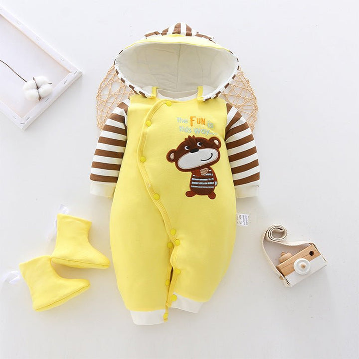 Baby onesies baby clothes autumn and winter thickening - Muhaab