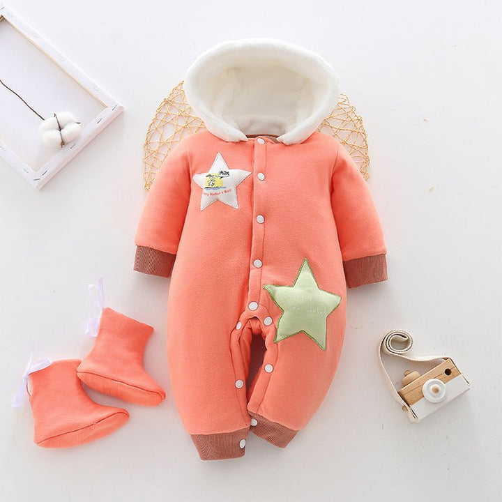 Baby onesies baby clothes autumn and winter thickening - Muhaab