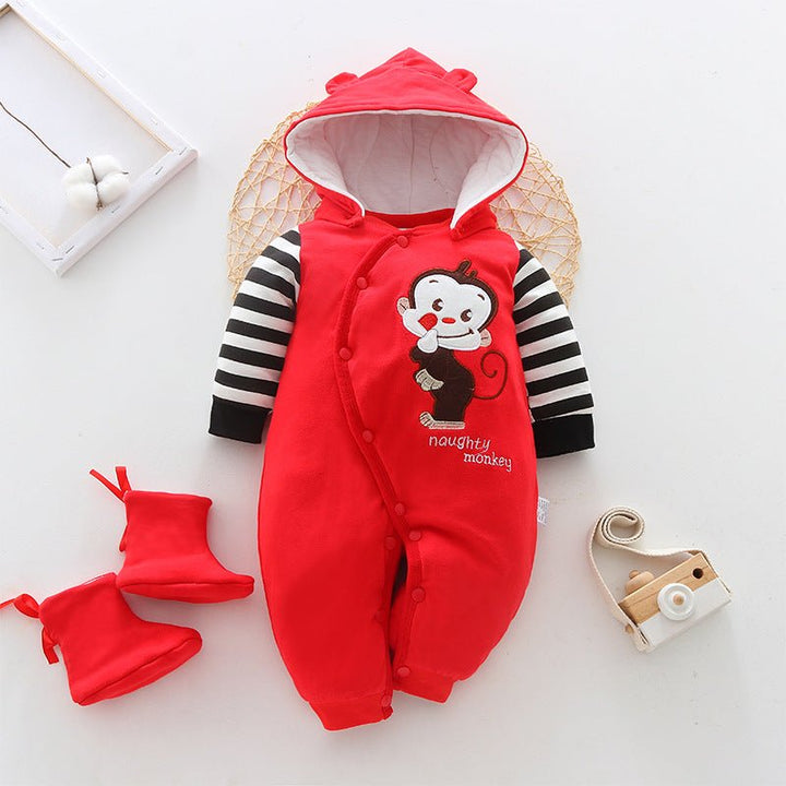 Baby onesies baby clothes autumn and winter thickening - Muhaab