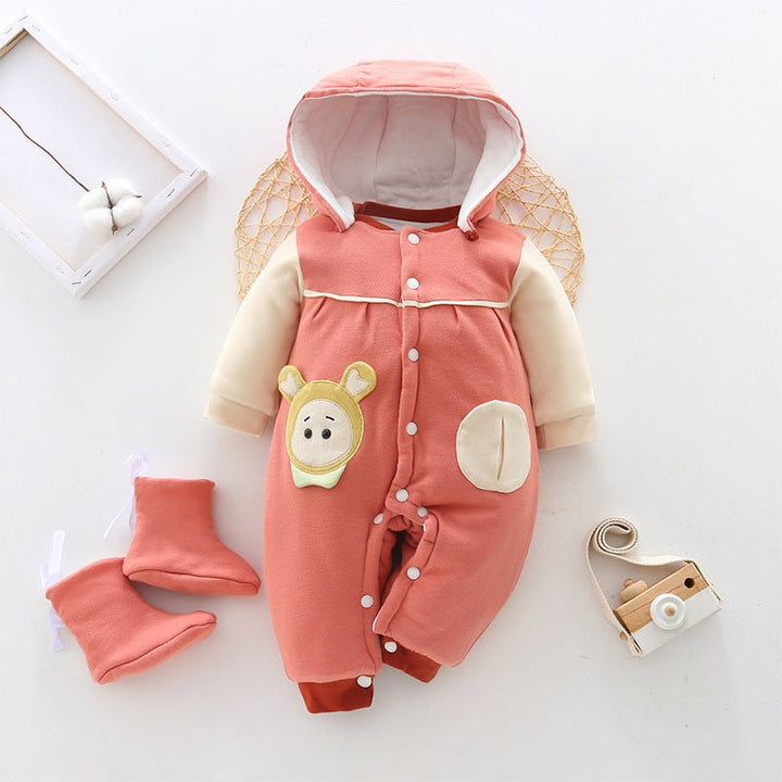 Baby onesies baby clothes autumn and winter thickening - Muhaab