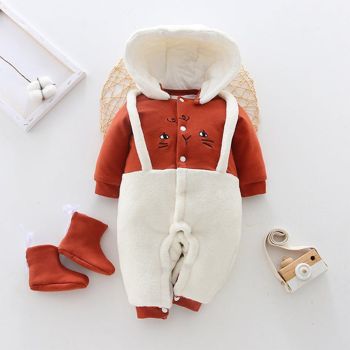 Baby onesies baby clothes autumn and winter thickening - Muhaab