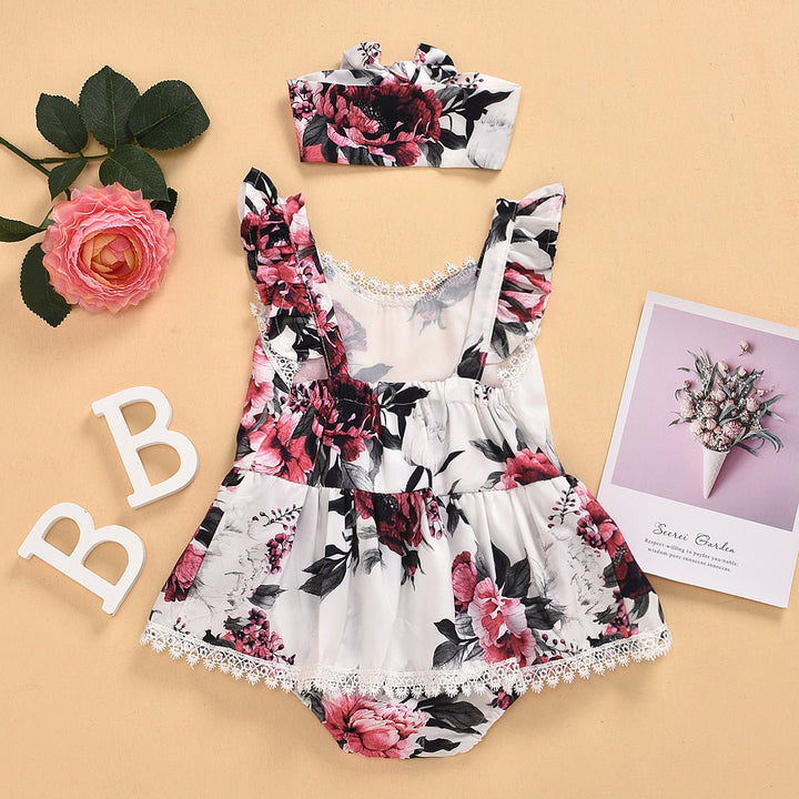 Baby print jumpsuit - Muhaab