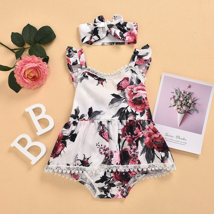 Baby print jumpsuit - Muhaab