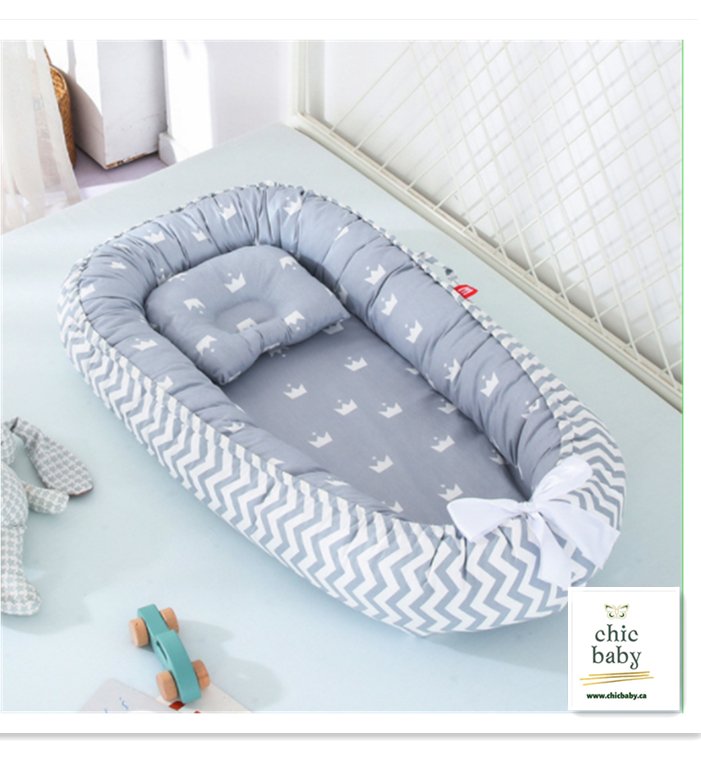 Baby Removable And Washable Bed Crib Portable Crib Travel Bed For Children Infant Kids Cotton Cradle - Muhaab