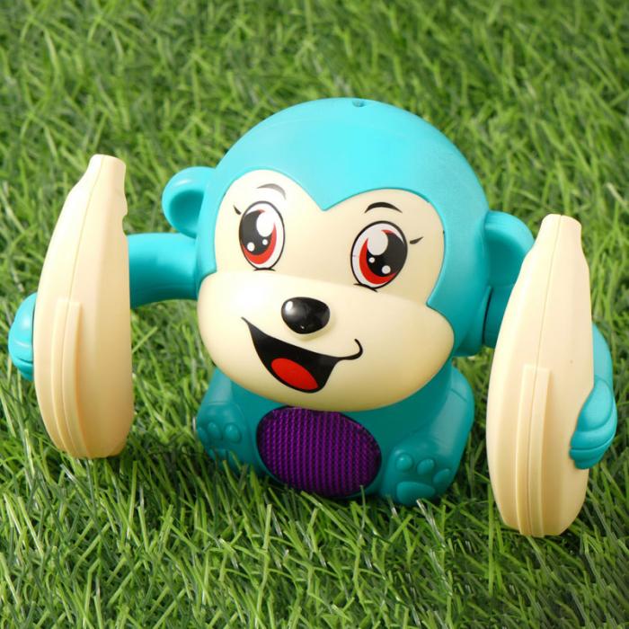 Baby Toys Electric Tumbling Monkey Light Music  Monkey Kids Toys Early Educational Toys For Children Gifts - Muhaab