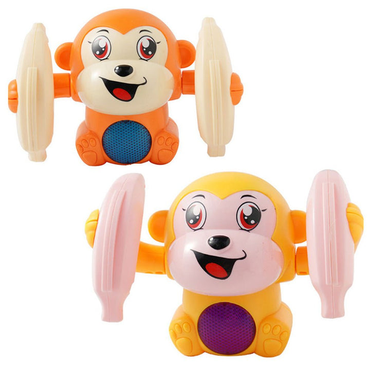 Baby Toys Electric Tumbling Monkey Light Music  Monkey Kids Toys Early Educational Toys For Children Gifts - Muhaab