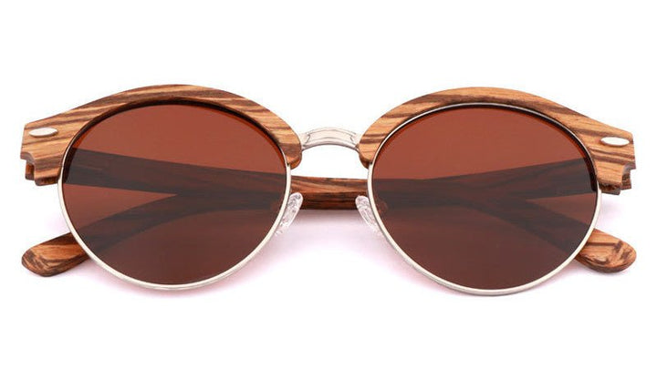 Bamboo Wood Polarized Sunglasses Men And Women Fashion - Muhaab