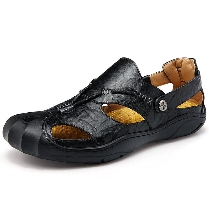 Baotou men's casual shoes sandals sandals outdoor sandal shoes wholesale on behalf of a collision trend - Muhaab