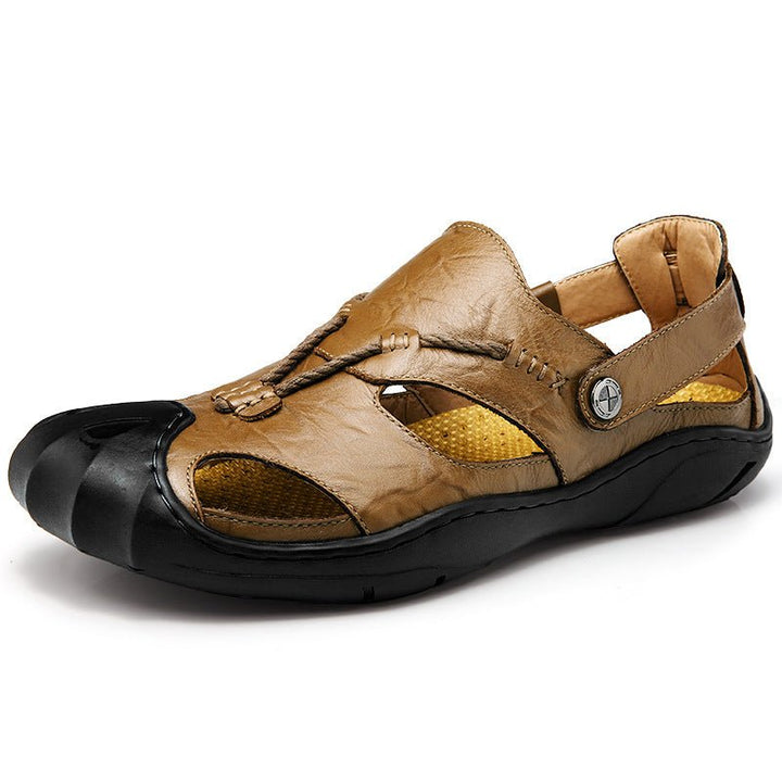 Baotou men's casual shoes sandals sandals outdoor sandal shoes wholesale on behalf of a collision trend - Muhaab