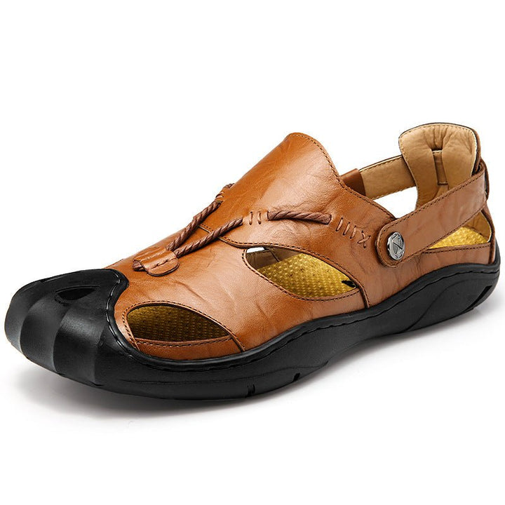 Baotou men's casual shoes sandals sandals outdoor sandal shoes wholesale on behalf of a collision trend - Muhaab