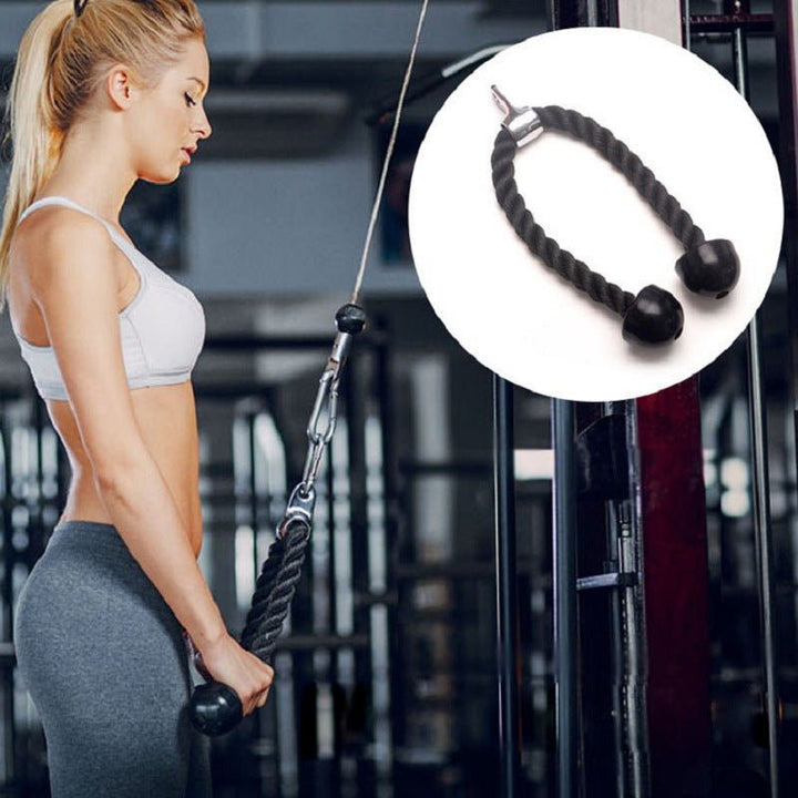 Big Bird Gym Fitness Equipment Accessories Biceps Rope Pull Rope Pressure Training Triceps Pull Rope - Muhaab