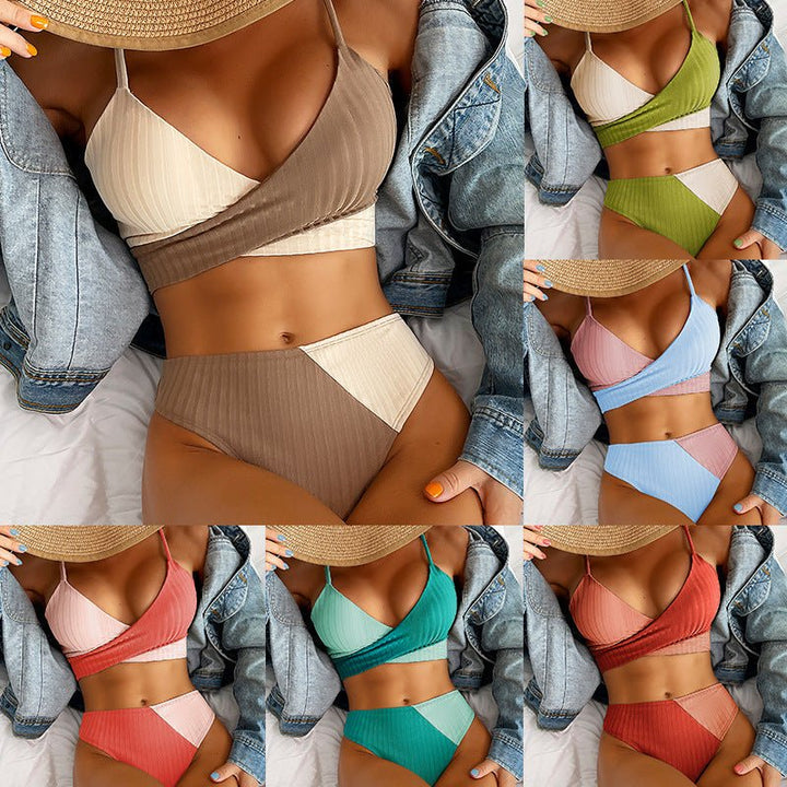 Bikini Patchwork Swimwear - Muhaab