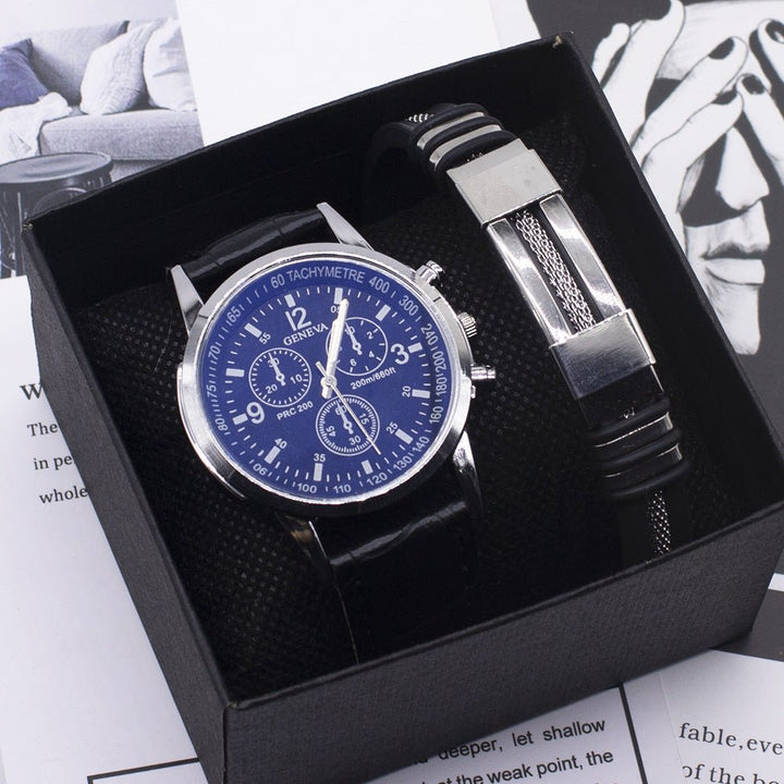 Blue Light Glass Wrist Watch For Men - Muhaab