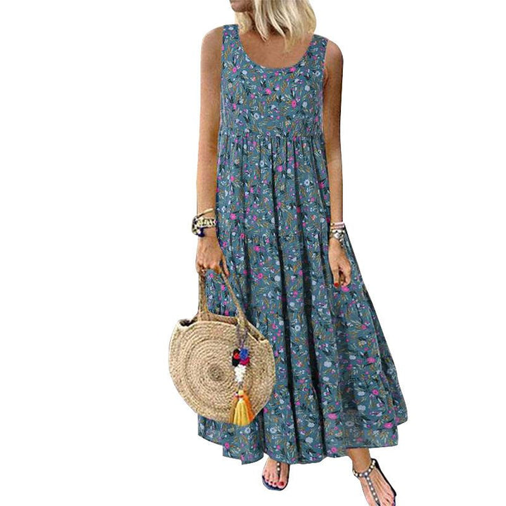 Bohemian Beach Long Dress for women - Muhaab