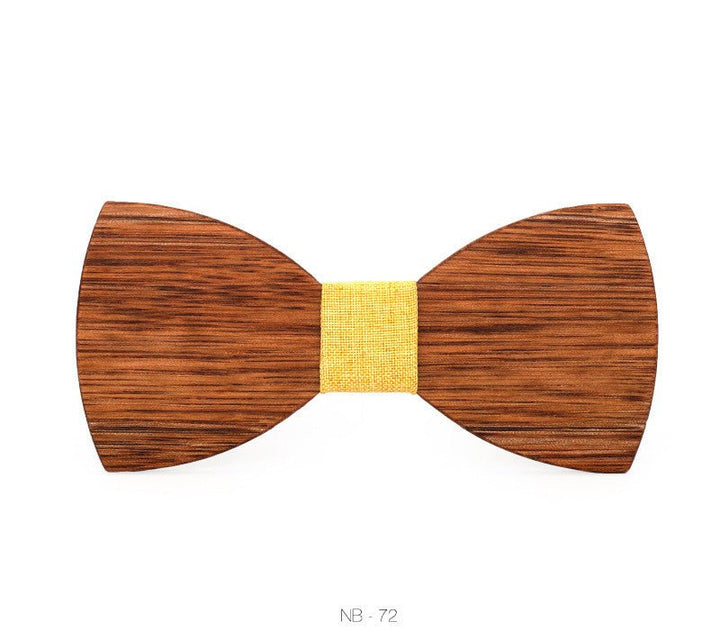 Bow Tie Wood Bow Tie Men's Wood Bow Tie - Muhaab