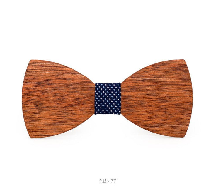 Bow Tie Wood Bow Tie Men's Wood Bow Tie - Muhaab