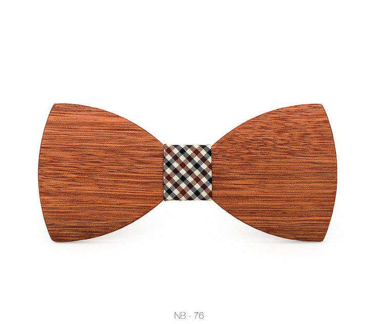 Bow Tie Wood Bow Tie Men's Wood Bow Tie - Muhaab