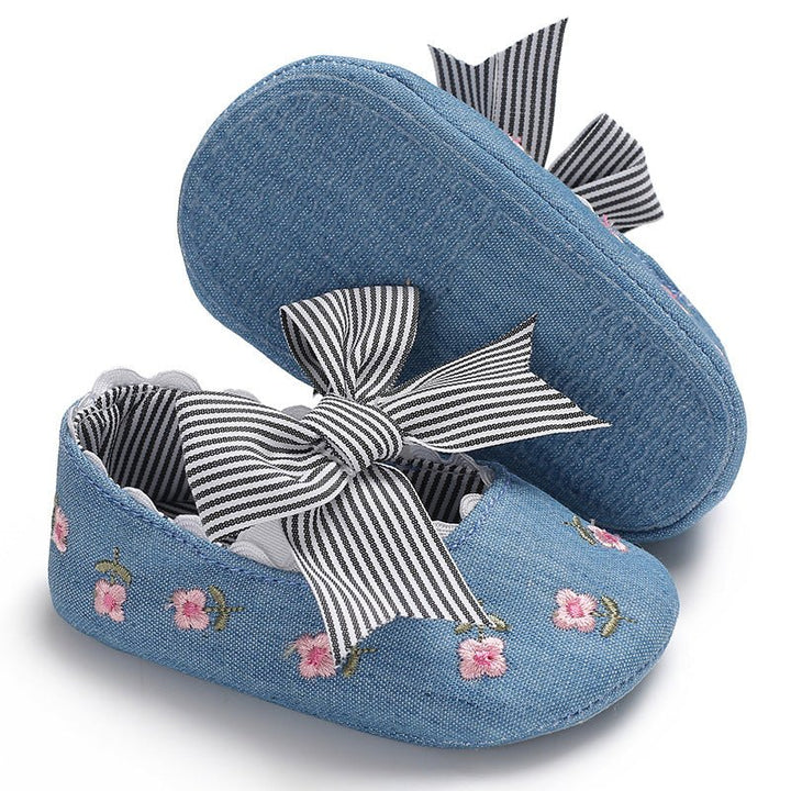 Bowknot Baby Shoes Girl Toddler Anti-Slip Shoe - Muhaab