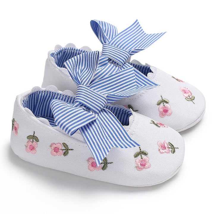 Bowknot Baby Shoes Girl Toddler Anti-Slip Shoe - Muhaab